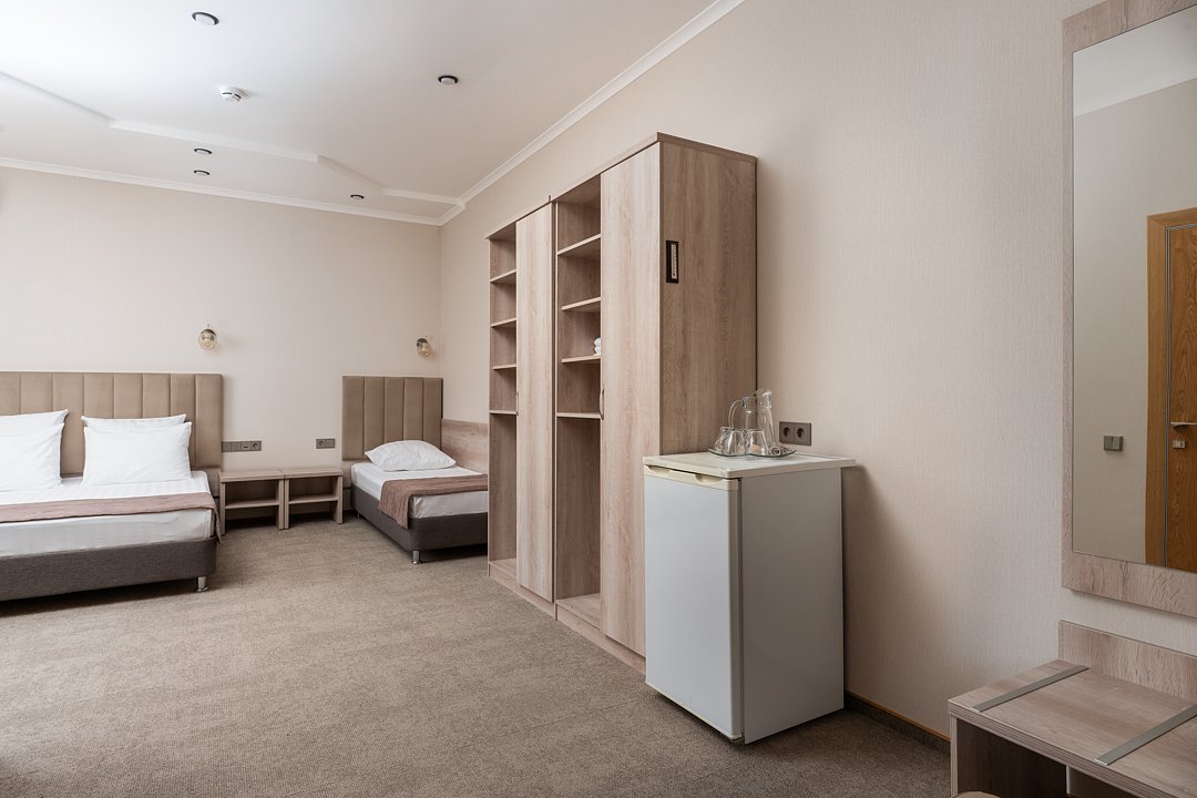 Стандартный 3-местный 1-комнатный (без балкона, корпус № 1)