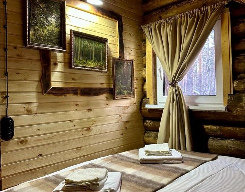 Дом 6-местный 3-комнатный (с камином)