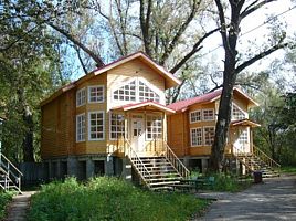 Номер в срубовом доме, База отдыха Ивушка, поселок Красная Глинка