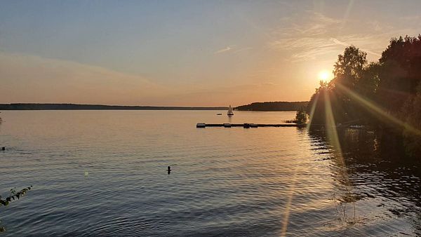 Можайское водохранилище. Закат