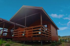 Двухкомнатный коттедж с террасой, Глэмпинг Видовой, Солнечногорское