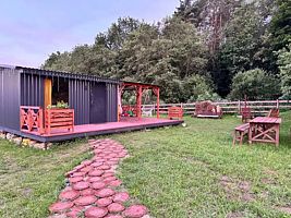 Трёхместный Домик Желтый, Глэмпинг Фазенда, Смоленск