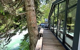 Двухместный коттедж Economy с балконом и с красивым видом из окна, База отдыха Белая Река, Зеленчукский район