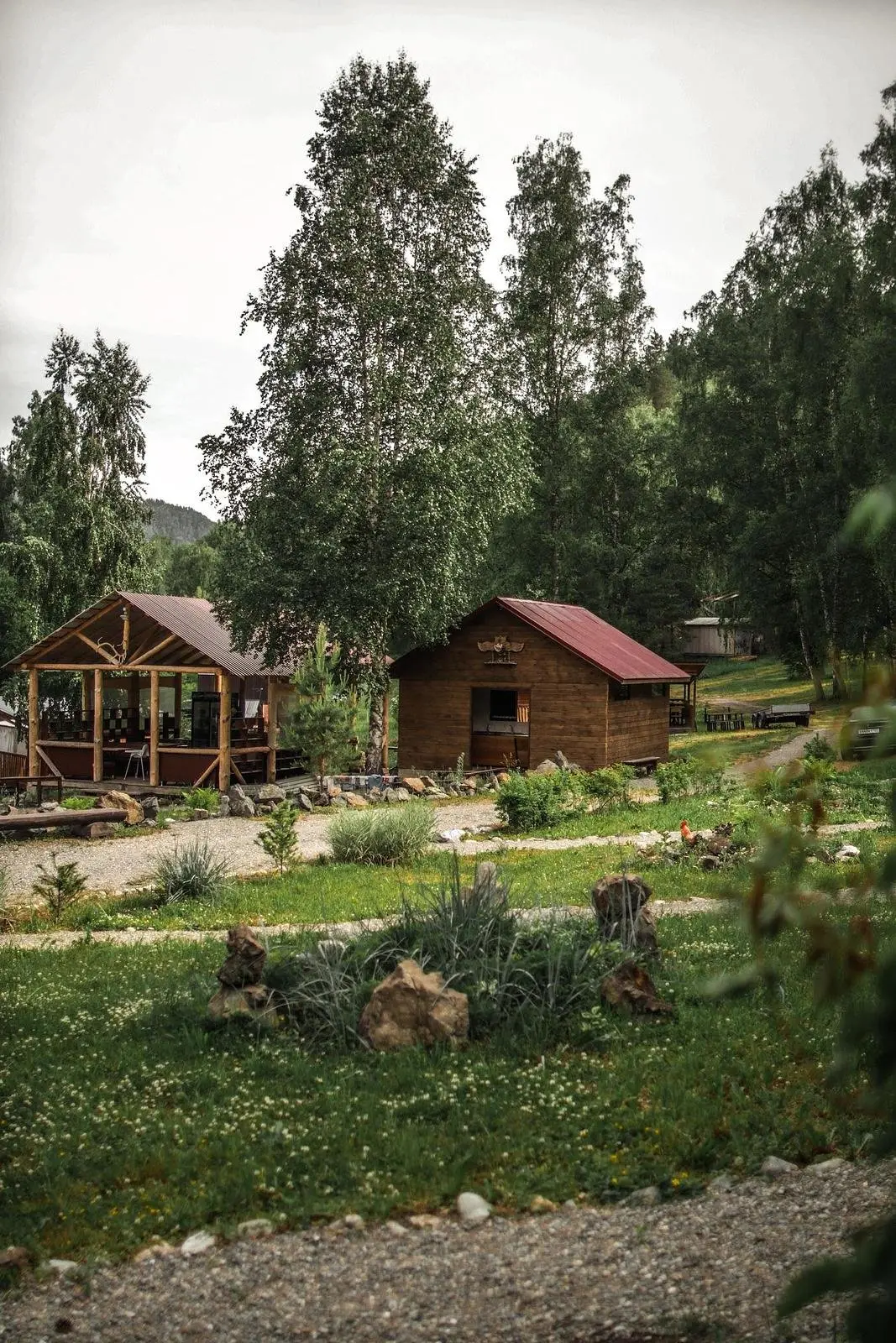 Кафе и санблок | Красный камень (Алтай), Алтайский край