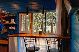 Коттедж рядом с пляжем, Коттедж Лесное озеро, деревня Боровские