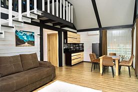 Коттедж 6-местный №2, 12 соток, Коттеджный комплекс Альпинс residence, село Чепош