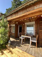 Коттедж №14 у озера, База отдыха Золотые пески, Тургояк