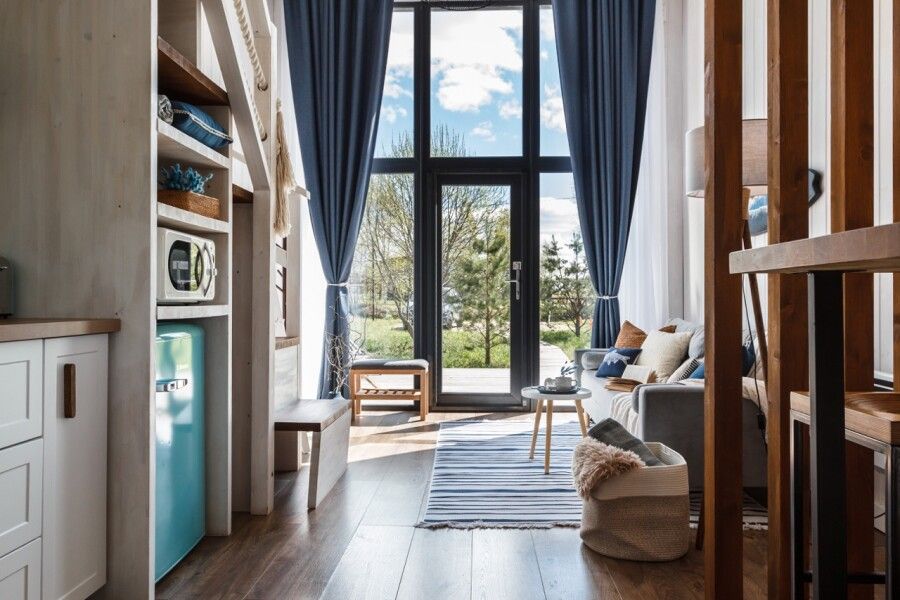 Шелуха Хаус Уютный Tiny House с мансардным окном, Московская область: фото 4