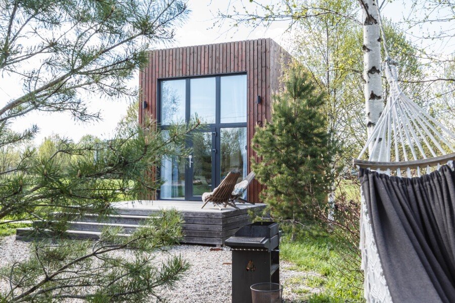 Дома в аренду Sheluha house Уютный Tiny House с мансардным окном (бывший Глэмпинг Sheluha house Уютный Tiny House с мансардным окном), Московская область, Можайск Москва