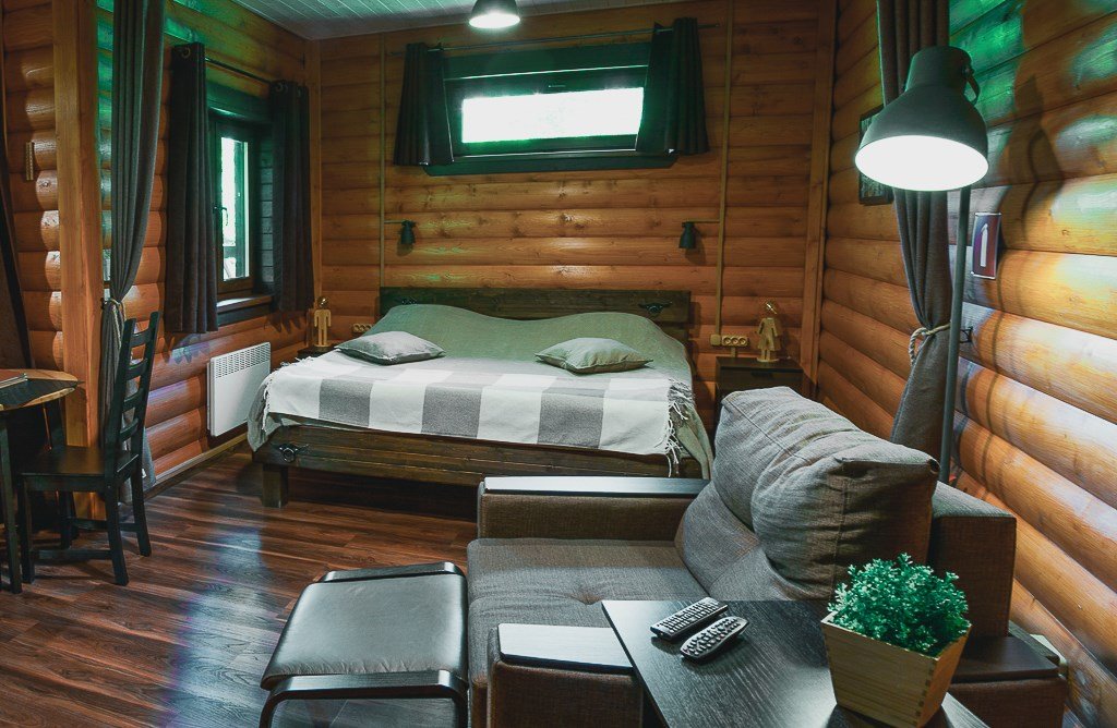 Коттедж 2-местный 1-комнатный (Люкс для двоих)