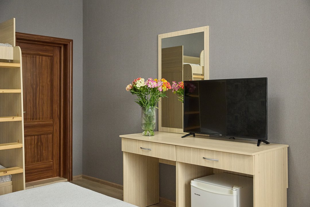 Семейный 4-местный 1-комнатный (с двухярусной кроватью)