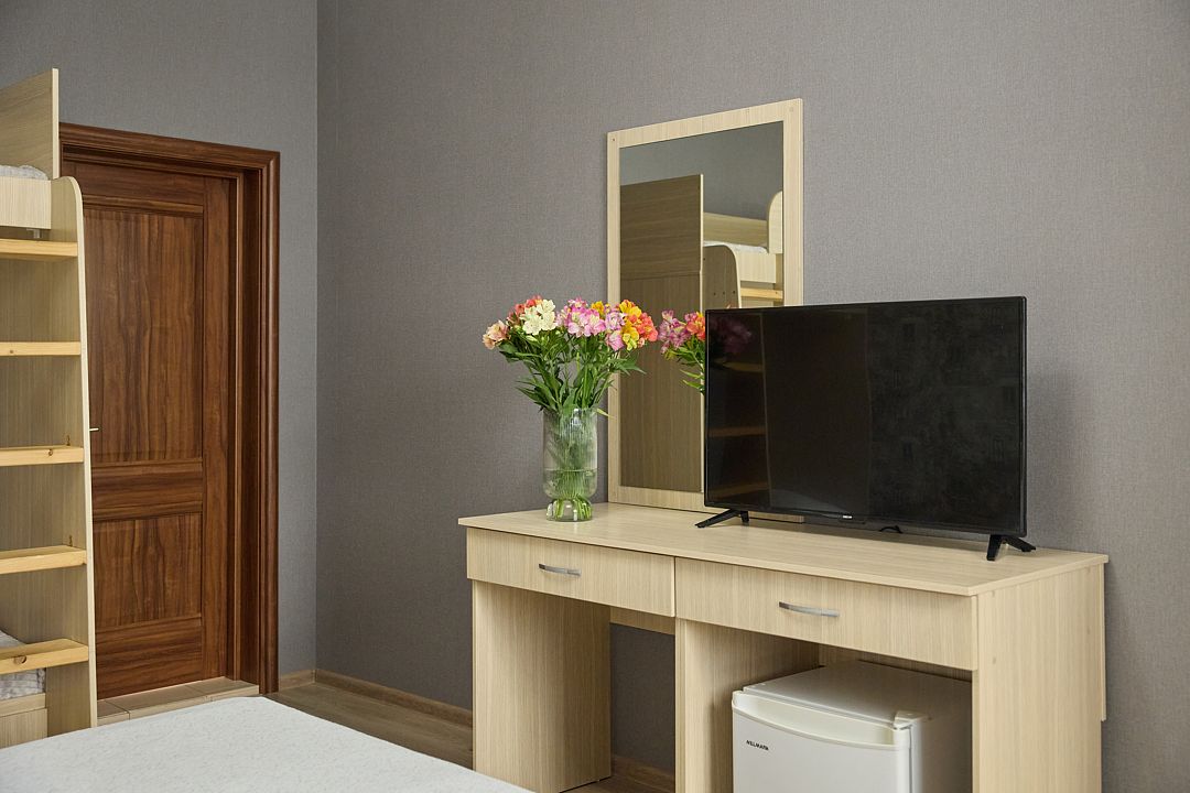 Семейный 4-местный 1-комнатный (с двухярусной кроватью)