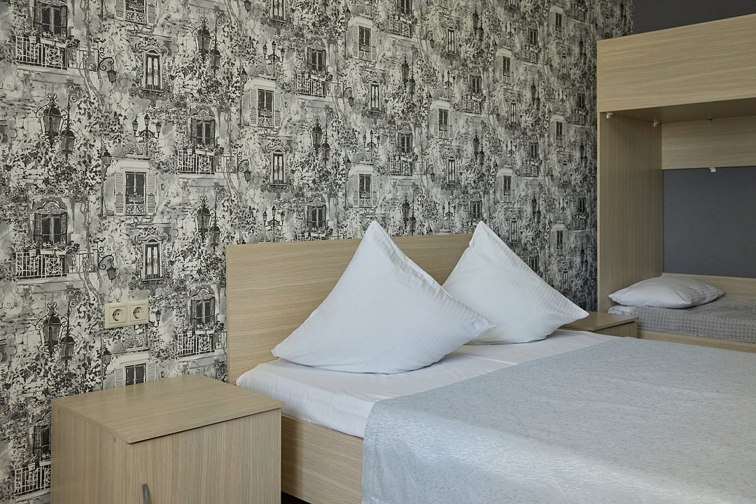 Семейный 4-местный 1-комнатный (с двухярусной кроватью)