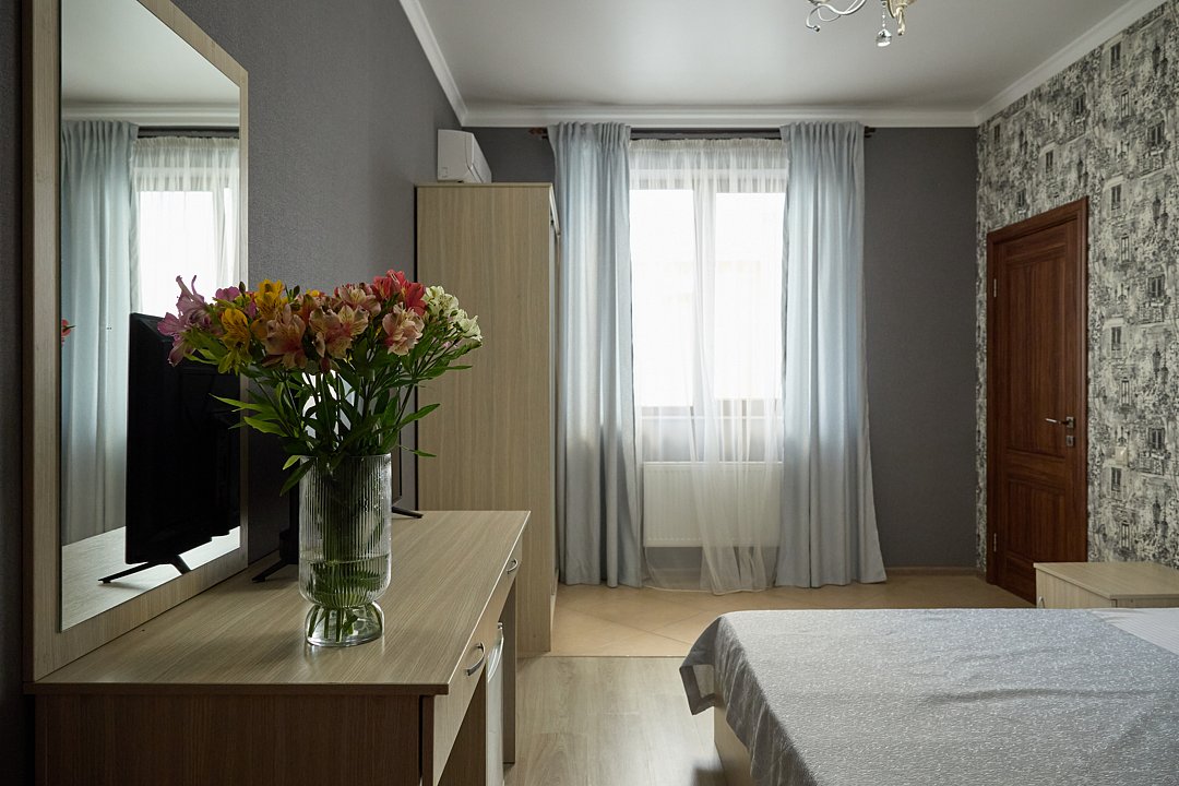 Семейный 4-местный 1-комнатный (с двухярусной кроватью)