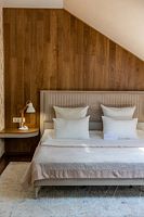 Двухместный люкс мансарда №5 с 2 комнатами с красивым видом из окна двуспальная кровать, База отдыха Лель, Уфа