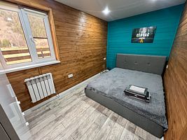 Номер с террасой  Номера домов: 1, База отдыха Why Not Relax, Теберда