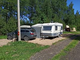 Место №14 палатка/автодом/караван, Кемпинг «Мышгород» Город Мастеров, Мышкинский