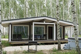 Домик четырехместный с купелью, Глэмпинг Norke Есенинская русь, Пощупово