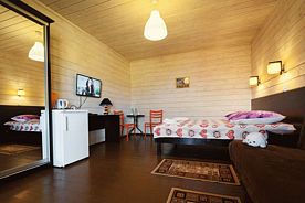 Двухместный номер «Делюкс», База отдыха Байкальская радуга, деревня Куркут