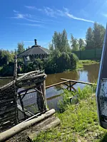 Трейлер на пруду, База отдыха Свирская, Свирица