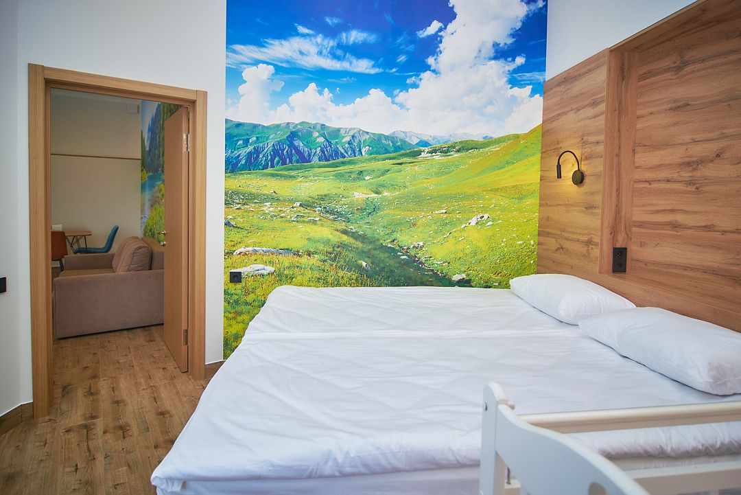 Апартаменты 2-местный 2-комнатный (с одной спальней)