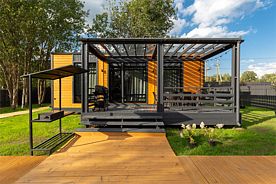 Коттедж с одной спальней и баней, База отдыха Opushka House Новожилово, поселок Сосново