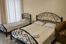 Семейный 3-местный 1-комнатный без балкона, Гостевой дом Villa Familia (Новый Афон), Новый Афон