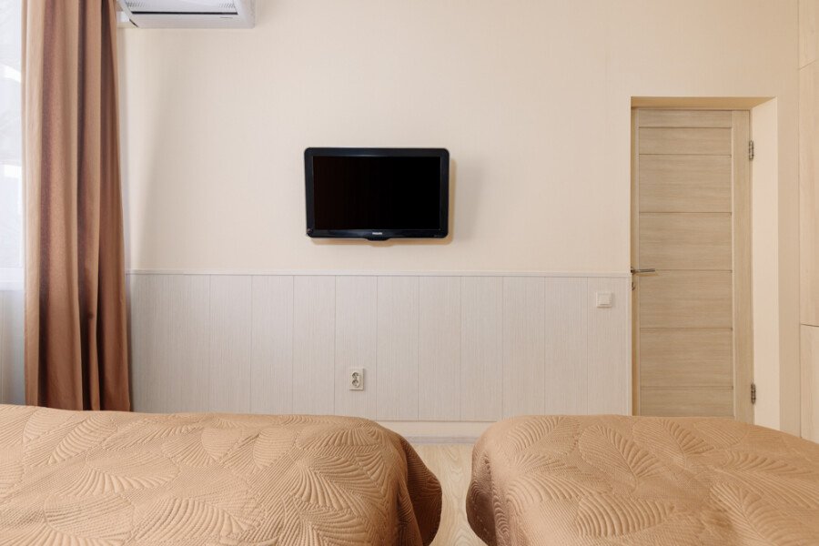 Стандартный 3-местный (с 2-спальной и 1-спальной кроватями и кухней на 2 номера)