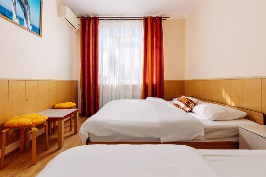 Стандартный 4-местный (DBL + TWIN, с видом на море)