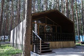 Барнхаус №1 с панорамой Номера домов: 1, База отдыха ДухЛес, Заречный