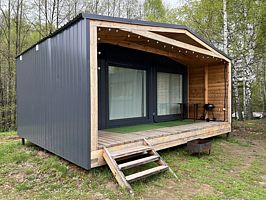 Малый гостевой дом с террасой в «Раифские пруды», Глэмпинг Раифские пруды, село Малые Ключи