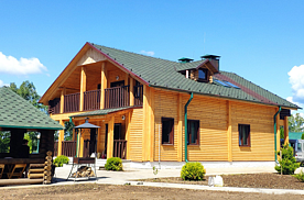 Коттедж 3-местный 4-комнатный Коттедж 19, База отдыха Леошки, Браславский район