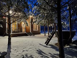 Уютный Дом в Лесу с Банным чаном и Сауной, Гостевой дом Дача на Рыбинском МОРЕ, Рыбинский район