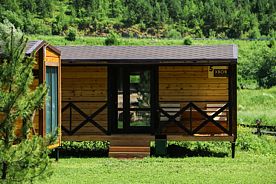 Панорамный дом Хвоя, База отдыха Кедровый берег, Алтайский район