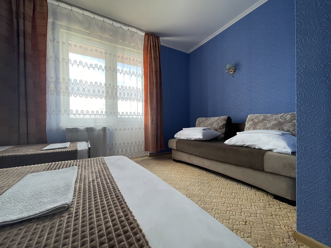 Семейный 5-местный 1-комнатный (с балконом)