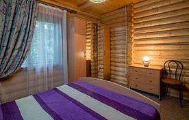 Коттедж сруб 2-местный 2-комнатный 1 этаж, Пансионат Береговой (Малый Маяк), Алушта