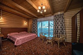 Коттедж сруб студио 2-местный, Пансионат Береговой (Малый Маяк), Алушта