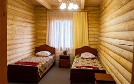 Коттедж сруб 4-местный 3-комнатный №32, Пансионат Береговой (Малый Маяк), Алушта