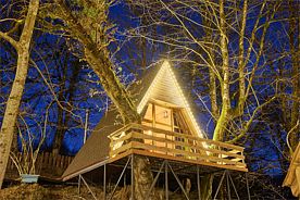 ЭКО-ЛОДЖ с балконом, HILLS1200. Резиденция. Глэмпинг.Бани., Медовеевка