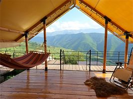 Шатёр №1 Standart (с завтраком), Глэмпинг Берег Неба, Грозный