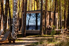 Панорамный дом на берегу, База отдыха Море, Городецкий район