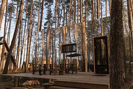 Зеркальный дом на двоих, База отдыха Море, Городецкий район