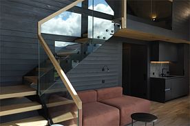 Коттедж №85/1, 6 соток, Коттеджный комплекс Альпинс residence, село Чепош