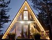 A-FRAME Dream House на первой линии с большой террасой, гриль зоной и банным чаном, База отдыха Dream House in Karelia, Питкяранта