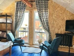 Дом 2-местный 1-комнатный Синий домик