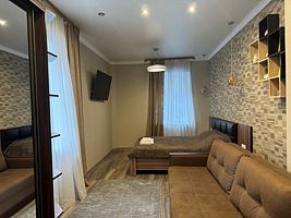 Апартаменты 1-ком. Люкс "LOFT"  (Пихта, Аланская, 25), База отдыха Dombay Tours, Домбай