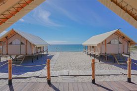 Тент-Хаус с видом на море, Море рядом, поселок Янтарный