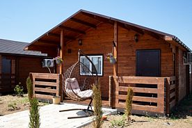 Трехкомнатный дом, База отдыха Эко домики Лаванда, Черноморское