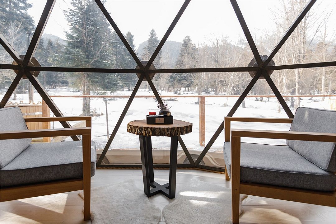 Купольный дом VIP 2-местный 1-комнатный