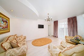 Комфорт двухкомнатный с видом на море (основной корпус, отель "три звезды)", Гостевой дом Ле-ди, Саки